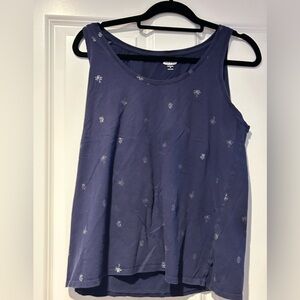 Old Navy Tank Top with Star Accents Sz M